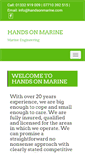 Mobile Screenshot of handsonmarine.com